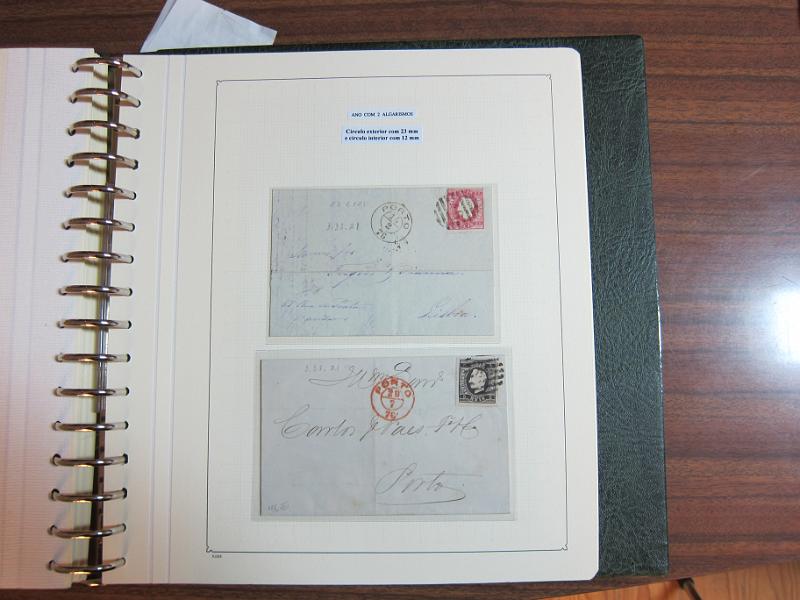0014 (93).jpg -     Lote:    14      Marcofilia      Lotes Especiais       Descrição:      Portugal.   Colecção montada em dois álbuns com estudo especializado das marcas de duplo círculo e circulares do Porto, com selos de diversas emissões e cartas. Lote a ver.        Lote       Valor Base:     &euro; 1.500,00     Valor Venda:     &euro; 1.500,00     